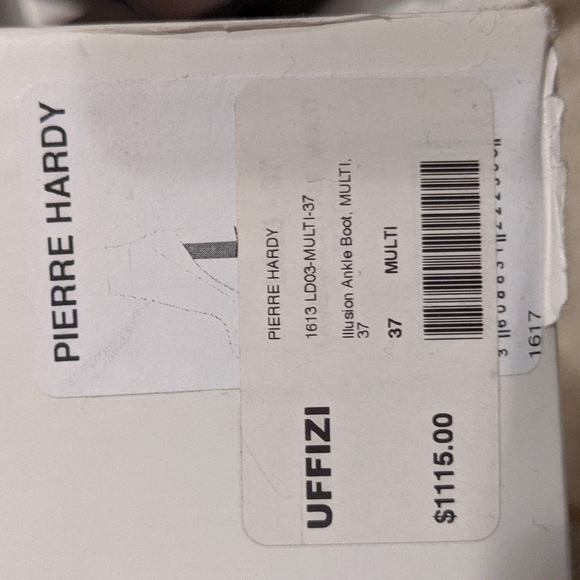 Pierre Hardy "Illusion" Ankle Boot, Multi color - 37 - Picture 2 of 9